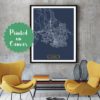 VICTORIA Canada CANVAS Large Art City Map Victoria Canada Art Print poster map art jt Wall Art Home Decor Hapava