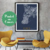 Bel?m Brazil CANVAS Large Art City Map Bel?m Brazil Art Print poster map art jt Hapava