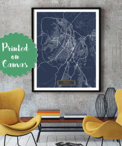 C?cuta Colombia CANVAS Large Art City Map C?cuta Colombia Art Print poster map art jt JackTravelMap