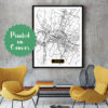 BOLOGNA Italy CANVAS Large Art City Map Bologna Italy Art Print poster map art jt Wall Art Home Decor Hapava