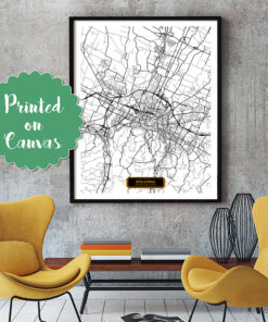 BOLOGNA Italy CANVAS Large Art City Map Bologna Italy Art Print poster map art jt Wall Art Home Decor Hapava
