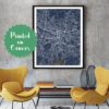 GLASGOW UK CANVAS Large Art City Map Glasgow United Kingdom Art England Print poster map art jt Wall Art Home Decor Hapava