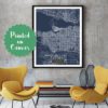 VANCOUVER Canada CANVAS Large Art City Map Vancouver Canada Art Print poster map art jt Wall Art Home Decor Hapava