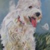 West Highland Terrier PORTRAIT ART print canvas PRINT of LAShepard painting 12x16""""