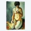 Nude with Coral Necklace