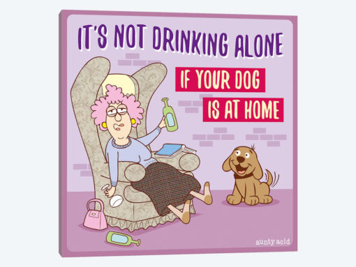 Drinking Alone Dog