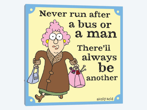 Never Run After A Bus Or A Man