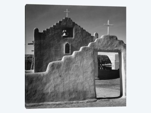 Church, Taos Pueblo, New Mexico, 1941