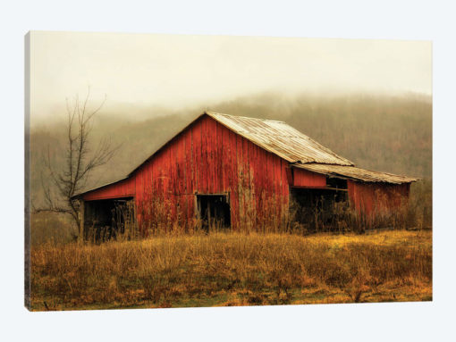 Skylight Barn in the Fog