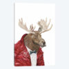 Moose In Leather