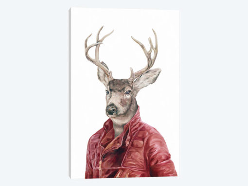 Deer In Leather
