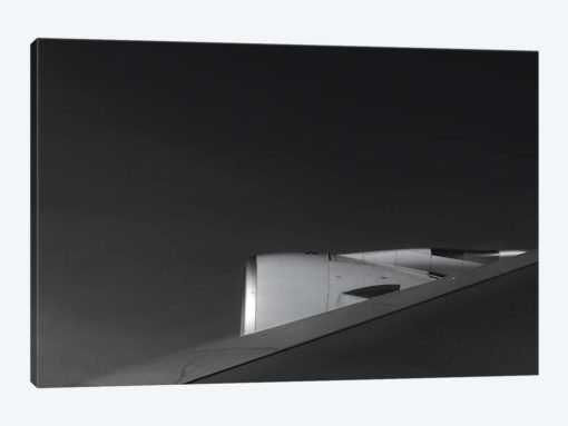 Black And Silver Study A380 Wing