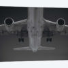 Black And Silver Study Airbus Belly