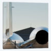 Aviation Bizjet Tail Reflection