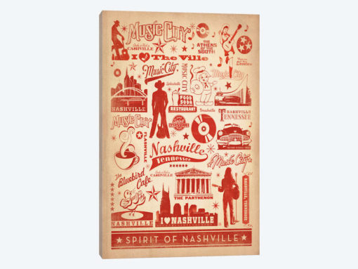 Music City Pattern Print
