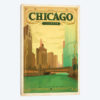Chicago, Illinois (Chicago River On St. Patrick's Day)