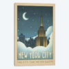 New York City, New York (Moonlit Clouds)