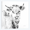 Village Cow Gray