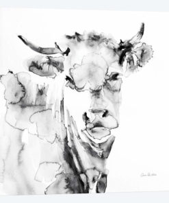Village Cow Gray