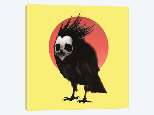 Birdie, Yellow Background