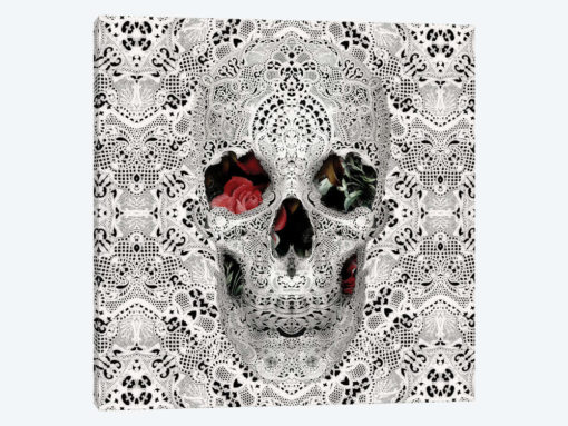 Lace Skull II, Square