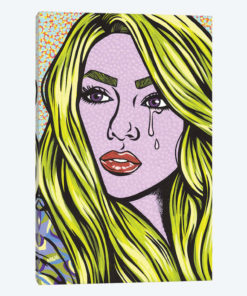 Blonde Crying Comic Girl