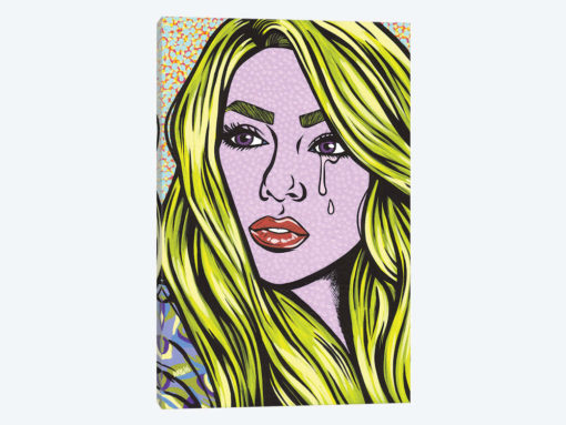 Blonde Crying Comic Girl