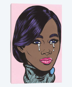 Black Model Crying Girl