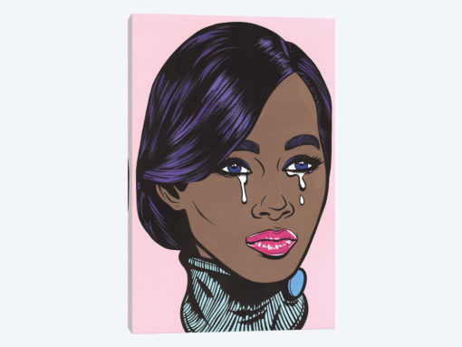 Black Model Crying Girl