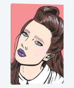Brunette Comic Girl