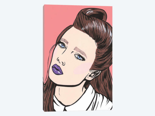 Brunette Comic Girl