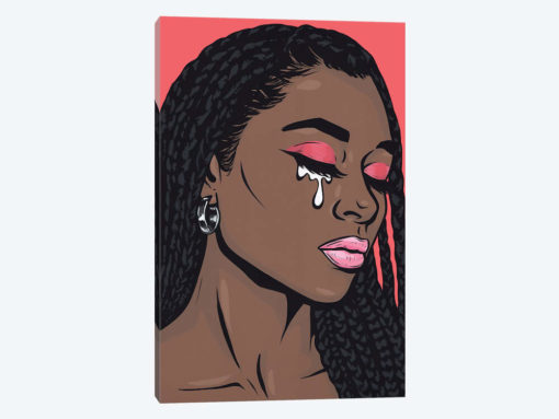 Coral Crying Comic Girl