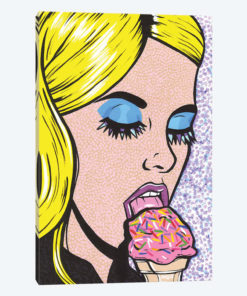 Blonde Ice Cream Girl