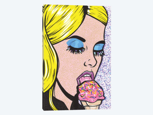 Blonde Ice Cream Girl