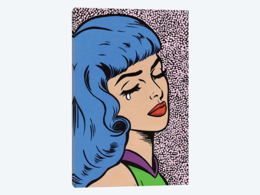 Blue Crying Girl