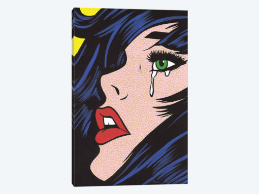 Green Eyes Crying Girl