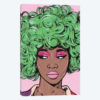 Green Kawaii Comic Girl