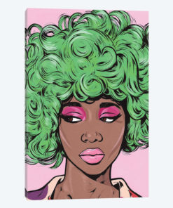 Green Kawaii Comic Girl