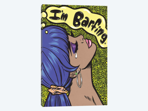 I'm Barfing Comic Girl