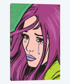 Magenta Crying Girl