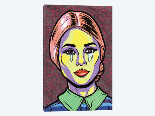 Peach Crying Comic Girl