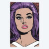 Purple Sad Girl