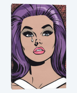 Purple Sad Girl