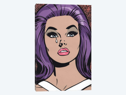 Purple Sad Girl