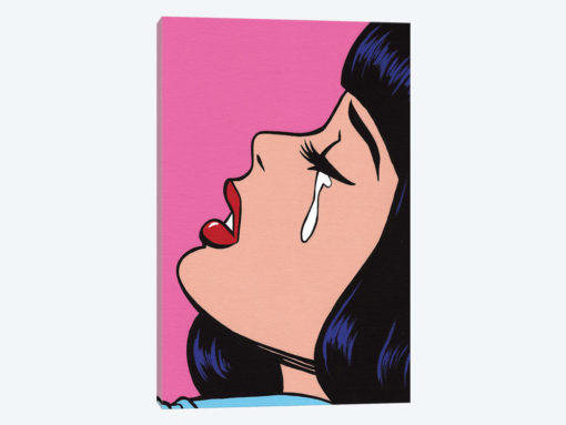 Black Bangs Crying Girl
