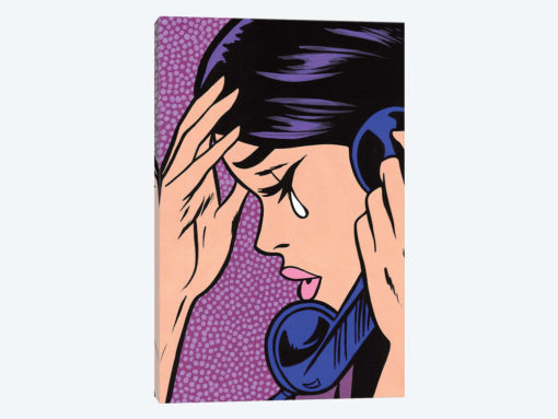 Telephone Crying Girl