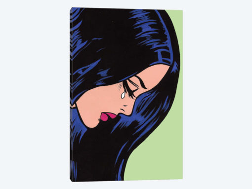 Black Hair Crying Girl