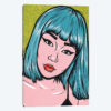 Blue Bangs Comic Girl