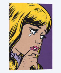 Blonde Bangs Sad Girl
