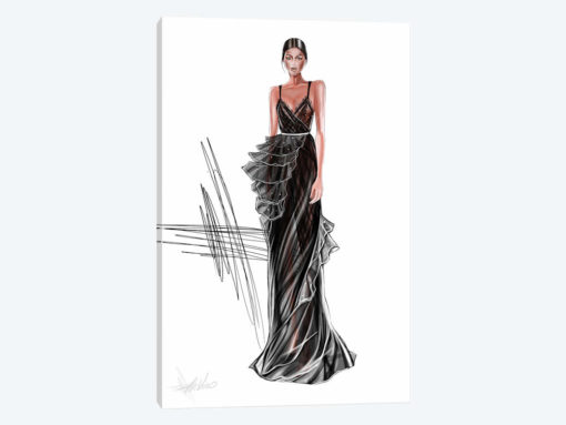 Couture Black Dress